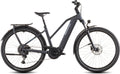 VTC Électrique Cube Kathmandu Hybrid One 800 Trapeze Shimano Cues 10V 800 Wh 700 mm Gris Metallic 2026