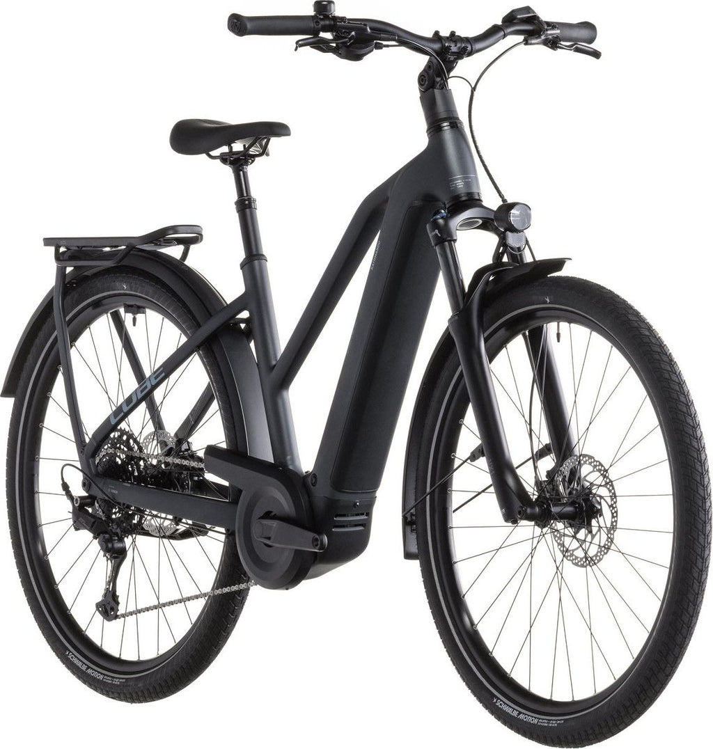 VTC Électrique Cube Kathmandu Hybrid One 800 Trapeze Shimano Cues 10V 800 Wh 700 mm Gris Metallic 2026