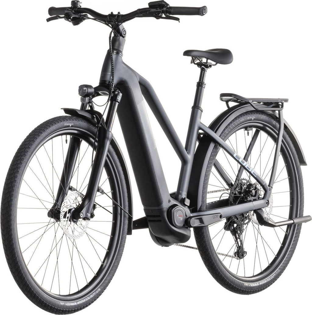 VTC Électrique Cube Kathmandu Hybrid One 800 Trapeze Shimano Cues 10V 800 Wh 700 mm Gris Metallic 2026