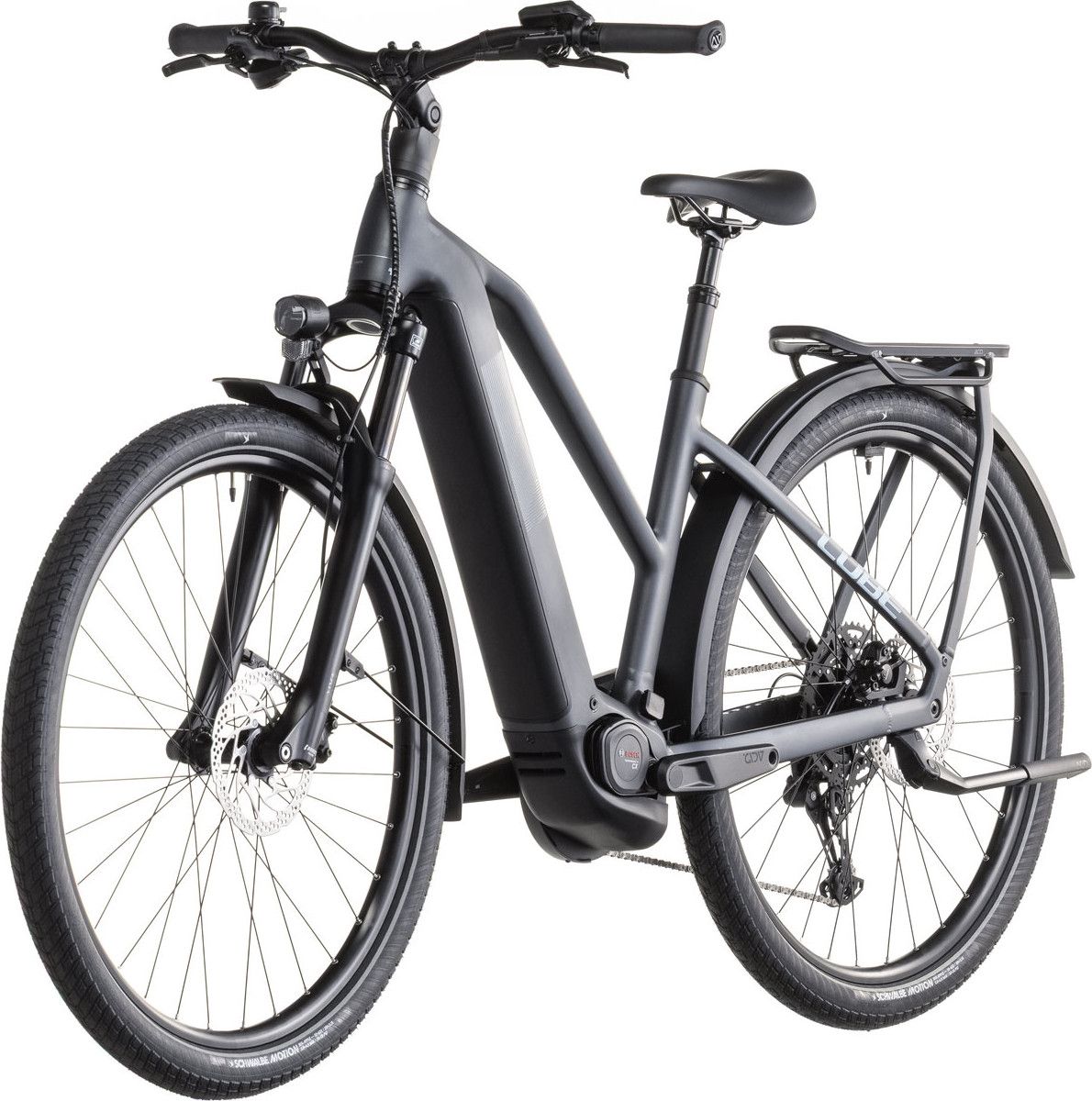VTC Électrique Cube Kathmandu Hybrid One 800 Trapeze Shimano Cues 10V 800 Wh 700 mm Gris Metallic 2026