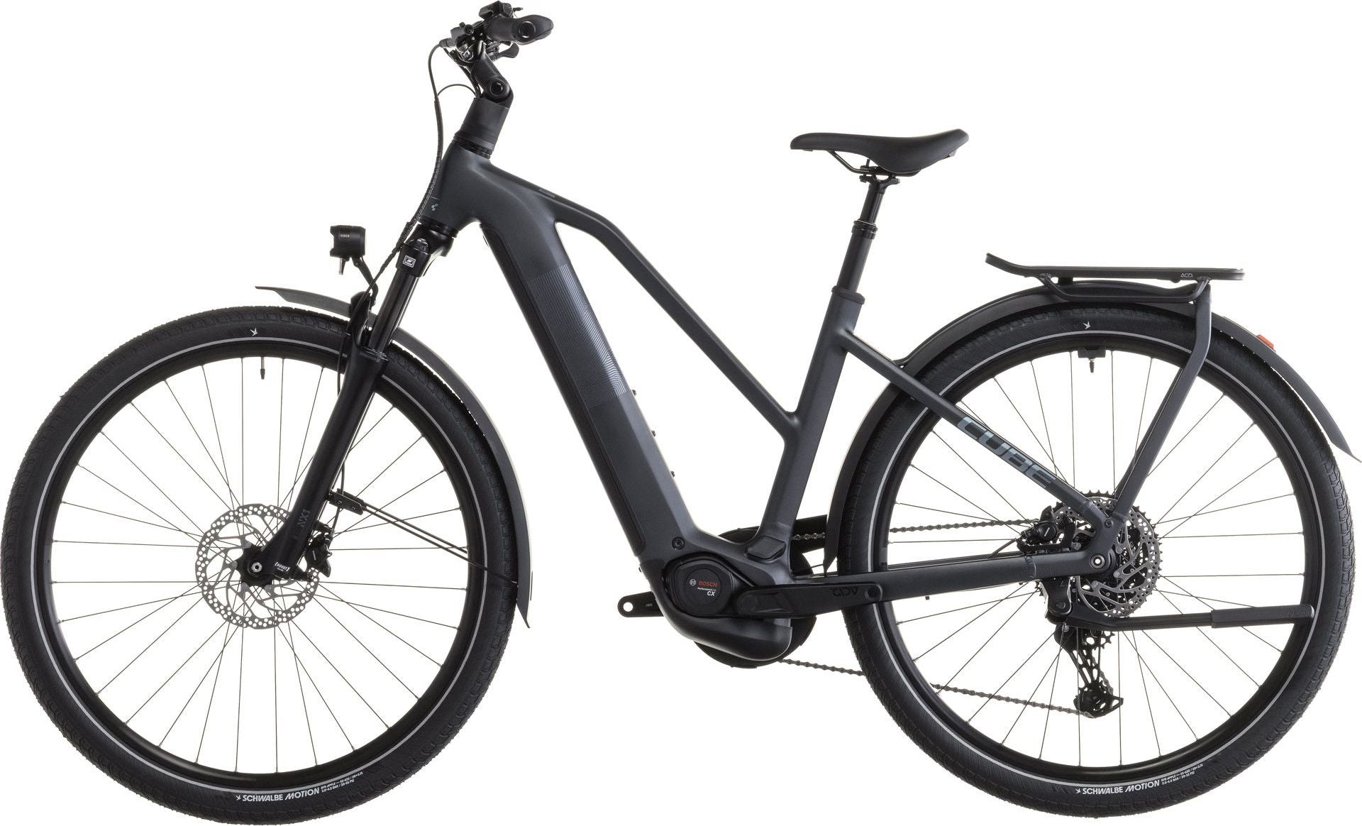 VTC Électrique Cube Kathmandu Hybrid One 800 Trapeze Shimano Cues 10V 800 Wh 700 mm Gris Metallic 2026