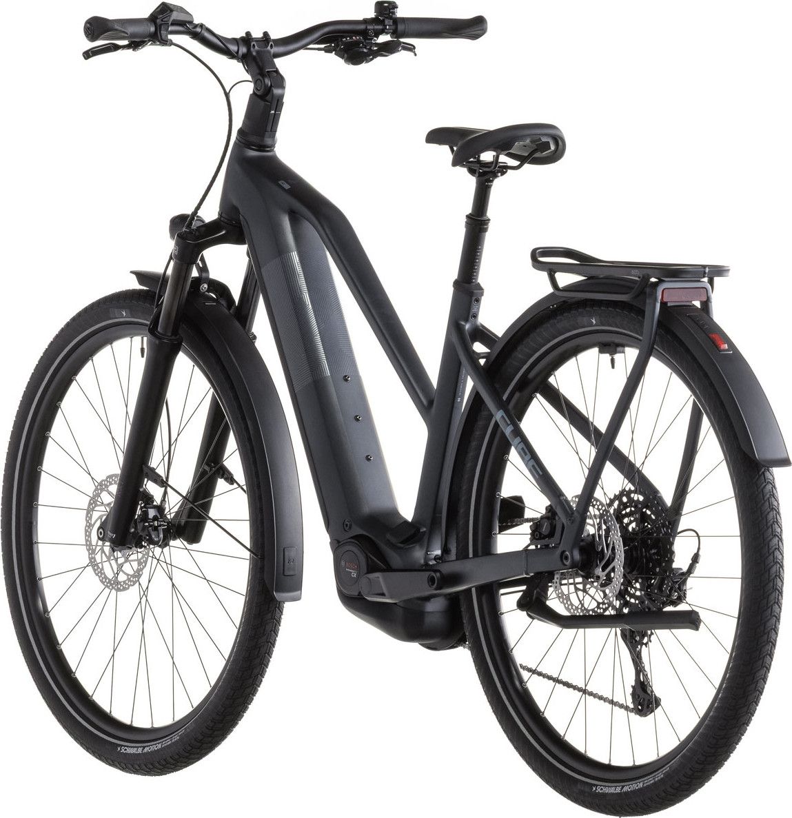 VTC Électrique Cube Kathmandu Hybrid One 800 Trapeze Shimano Cues 10V 800 Wh 700 mm Gris Metallic 2026