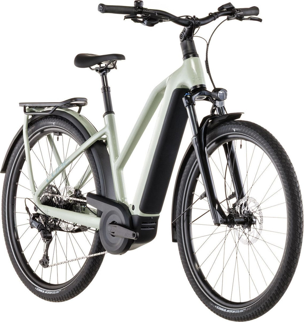 VTC Électrique Cube Kathmandu Hybrid One 800 Trapeze Shimano Cues 10V 800 Wh 700 mm Vert Pea 2026