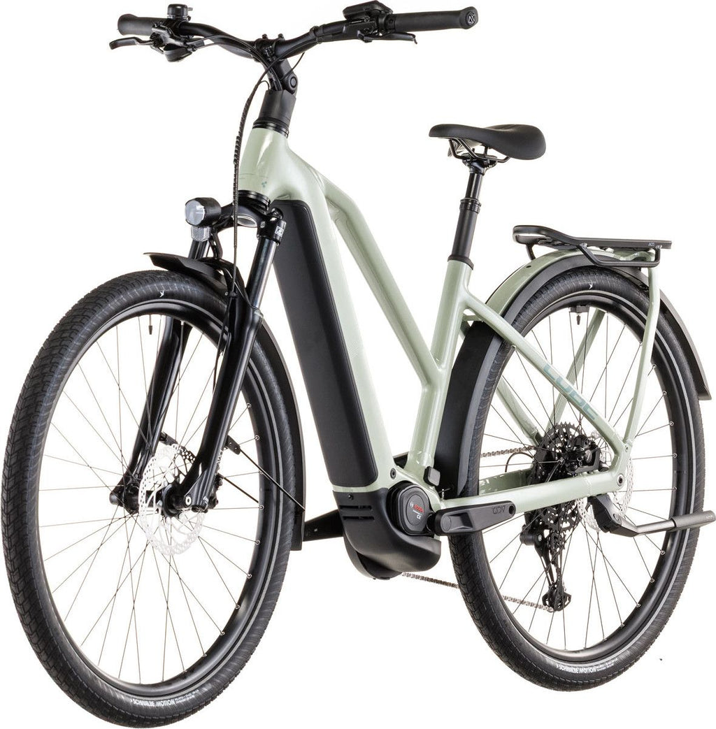 VTC Électrique Cube Kathmandu Hybrid One 800 Trapeze Shimano Cues 10V 800 Wh 700 mm Vert Pea 2026