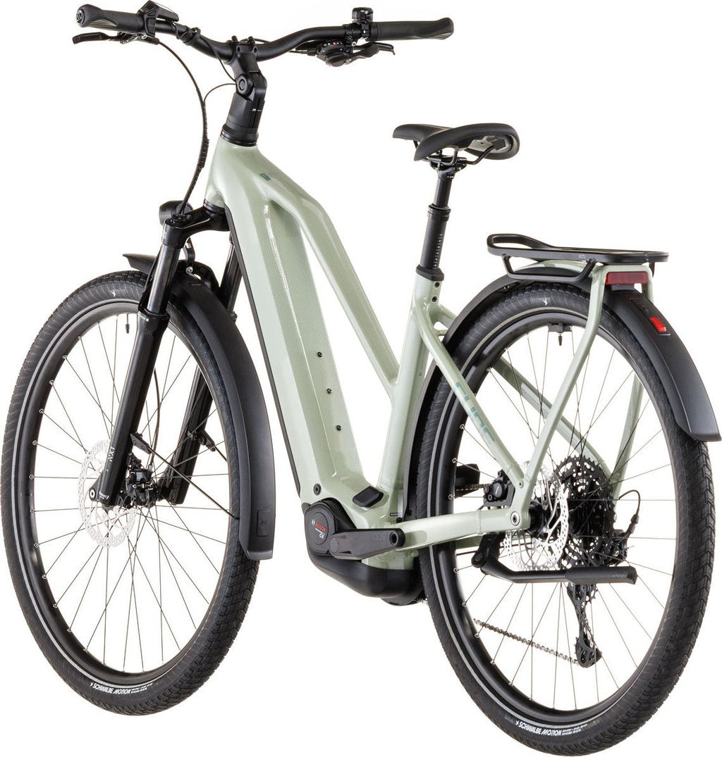 VTC Électrique Cube Kathmandu Hybrid One 800 Trapeze Shimano Cues 10V 800 Wh 700 mm Vert Pea 2026