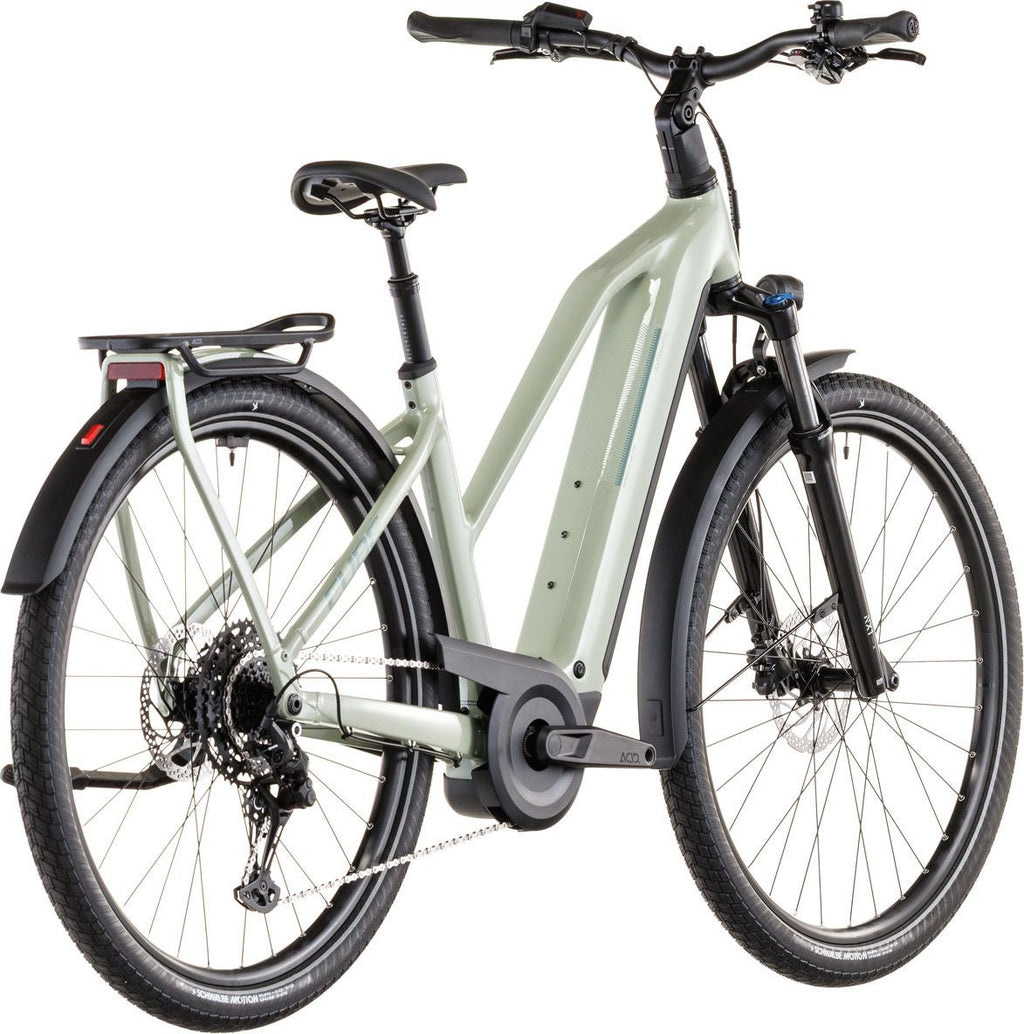 VTC Électrique Cube Kathmandu Hybrid One 800 Trapeze Shimano Cues 10V 800 Wh 700 mm Vert Pea 2026