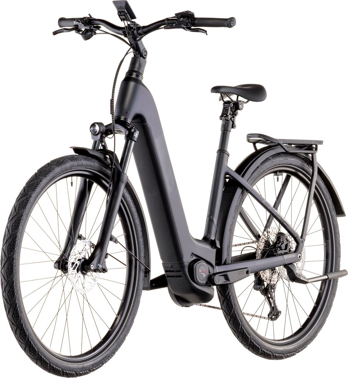 VTC Électrique Cube Kathmandu Hybrid Pro 800 Easy Entry Shimano Deore/Deore XT 12V 800 Wh 700 mm Noir Coal 2026
