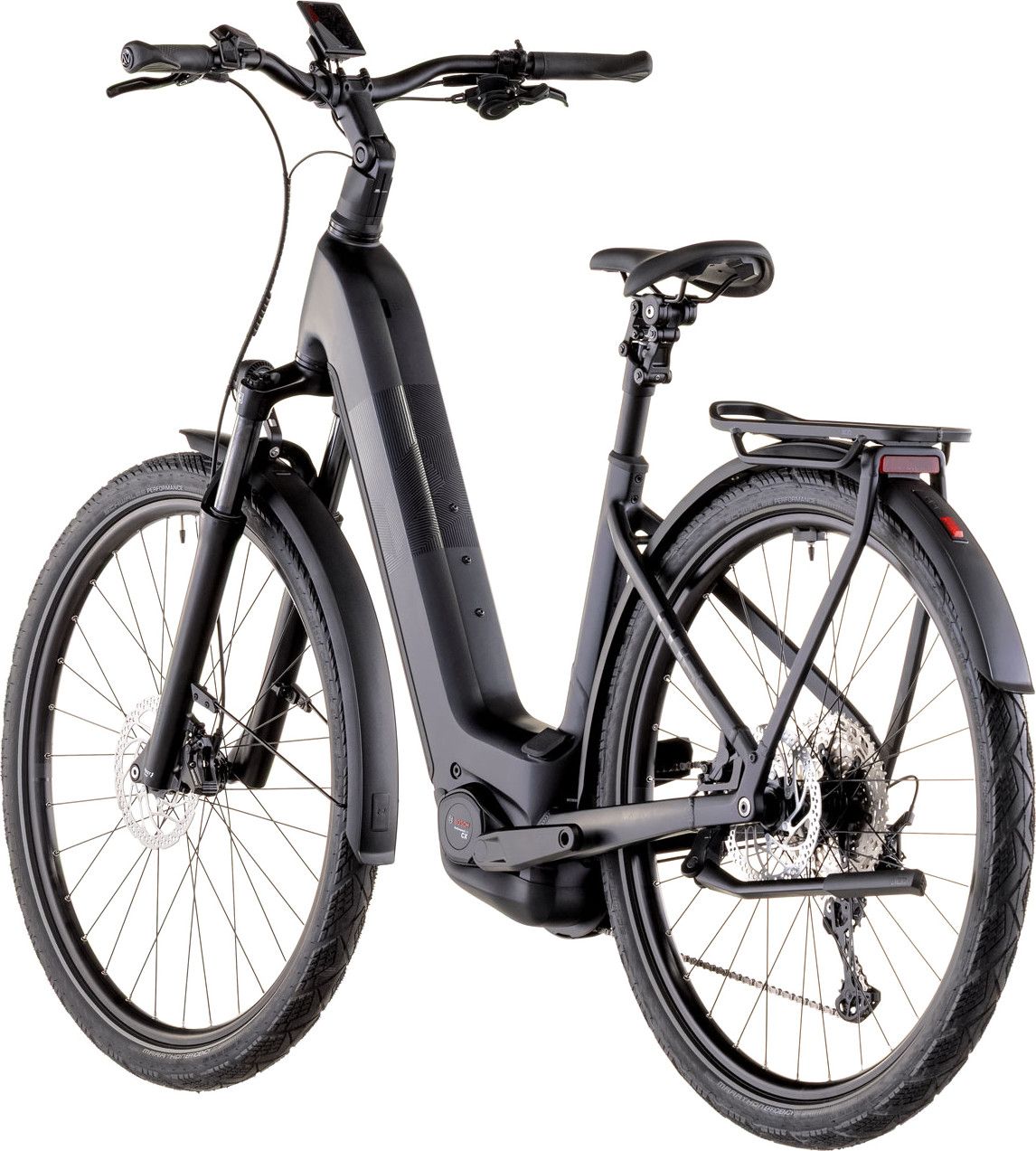 VTC Électrique Cube Kathmandu Hybrid Pro 800 Easy Entry Shimano Deore/Deore XT 12V 800 Wh 700 mm Noir Coal 2026