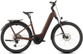 VTC Électrique Cube Kathmandu Hybrid Pro 800 Easy Entry Shimano Deore/Deore XT 12V 800 Wh 700 mm Rouge Orange Sun Glow 2026