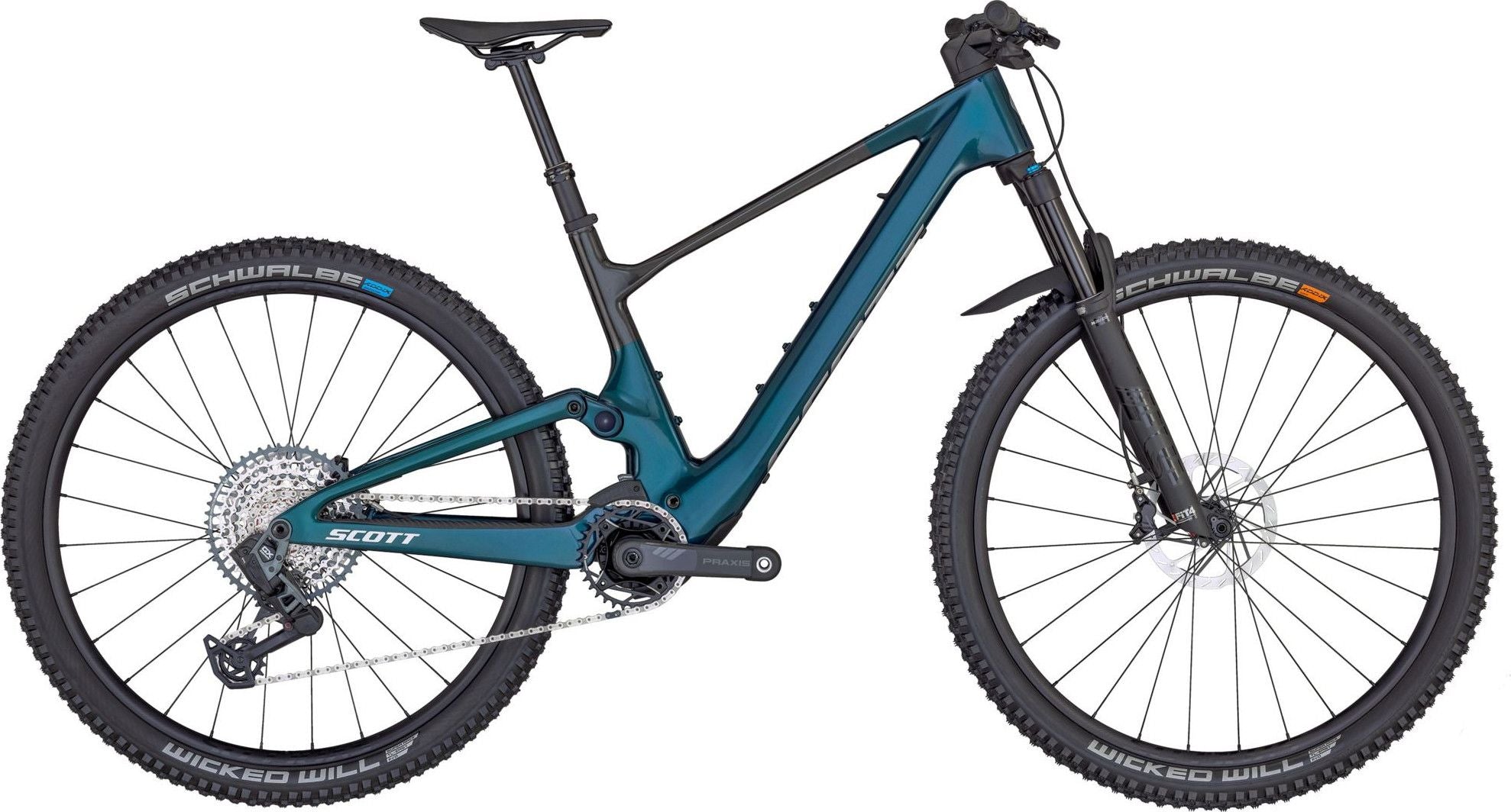 VTT Électrique Tout-Suspendu Scott Lumen eRide 900 Sram 12V 360Wh TQ 50Nm 29'' Bleu/Noir