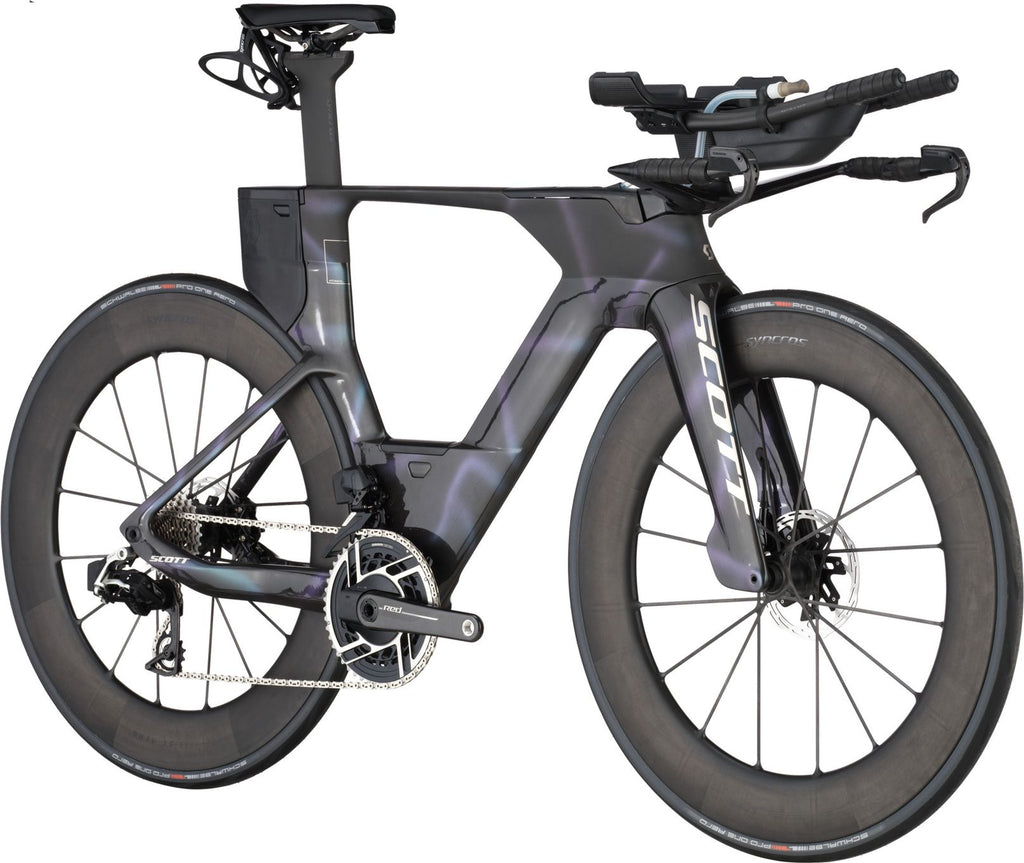Vélo de Triathlon Scott Plasma RC Ultimate Sram Red AXS 12V 700 mm Noir