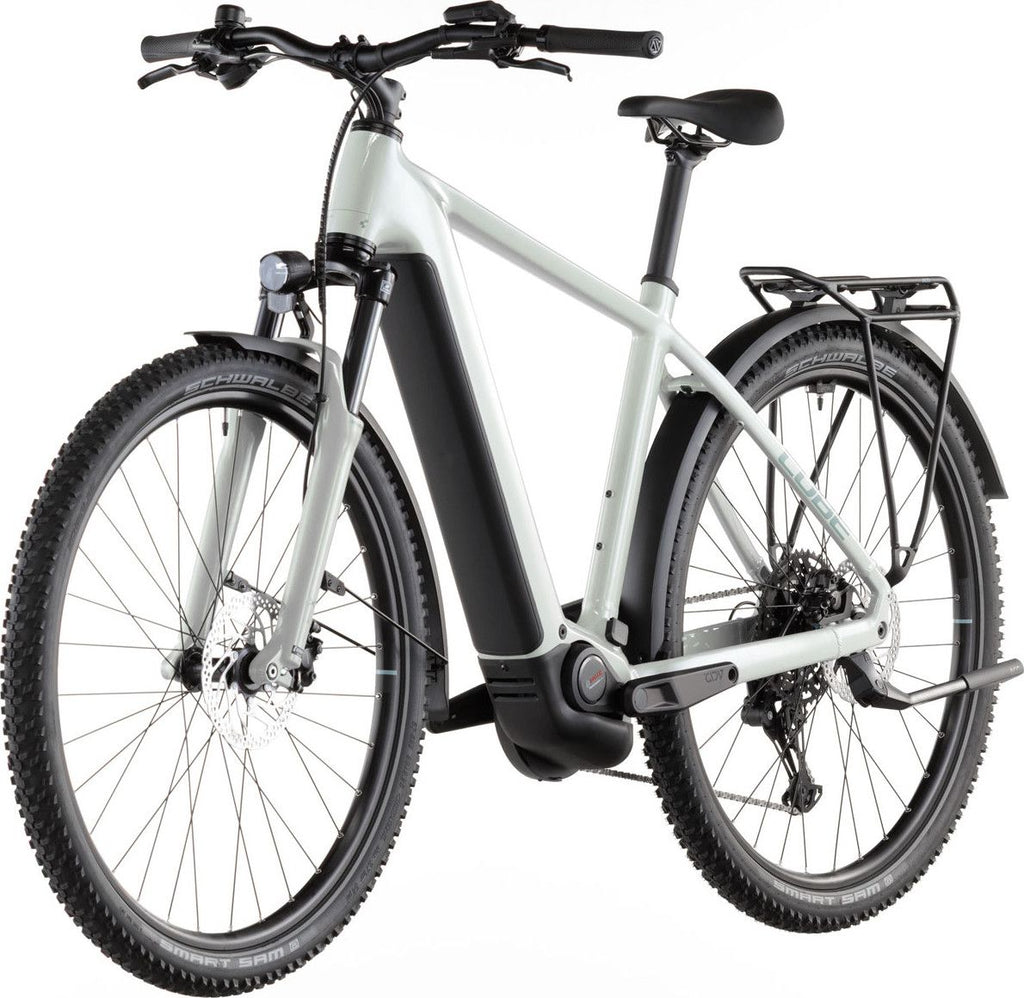 VTC Électrique Cube Nuride Hybrid Performance 600 Shimano Cues 10V 600 Wh 29'' Beige Desert Stone Vert 2026