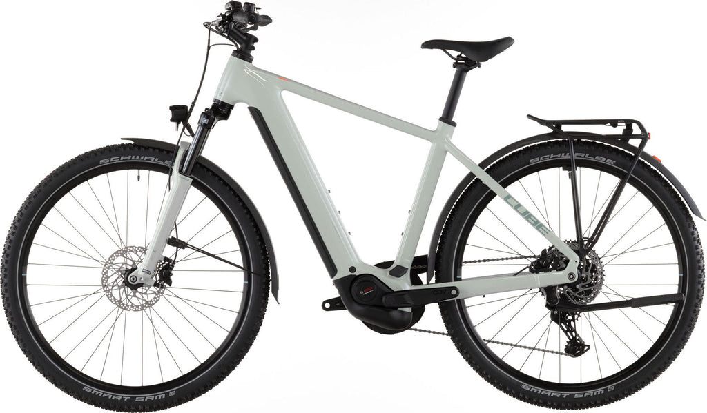VTC Électrique Cube Nuride Hybrid Performance 600 Shimano Cues 10V 600 Wh 29'' Beige Desert Stone Vert 2026