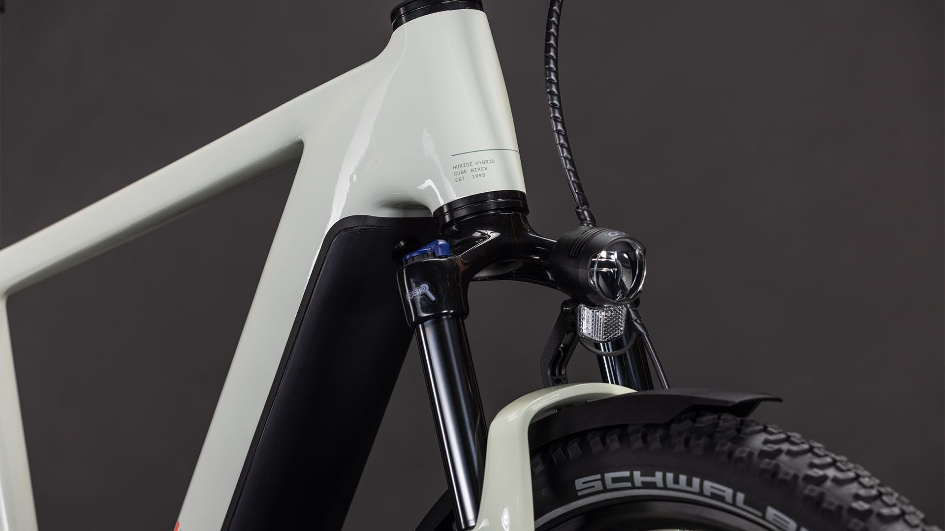 VTC Électrique Cube Nuride Hybrid Performance 600 Shimano Cues 10V 600 Wh 29'' Beige Desert Stone Vert 2026