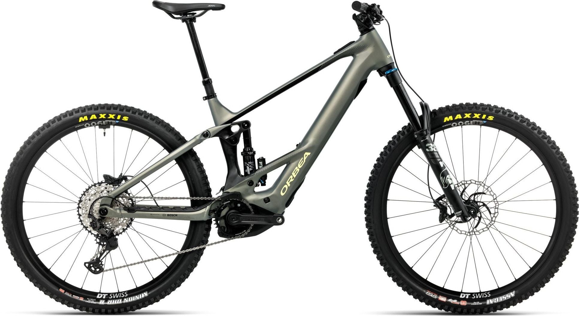 VTT Électrique Tout-Suspendu Orbea Wild H10 Shimano 12V 750 Wh Bosch 120 Nm 29/27.5" Vert Spaceship Noir 2026