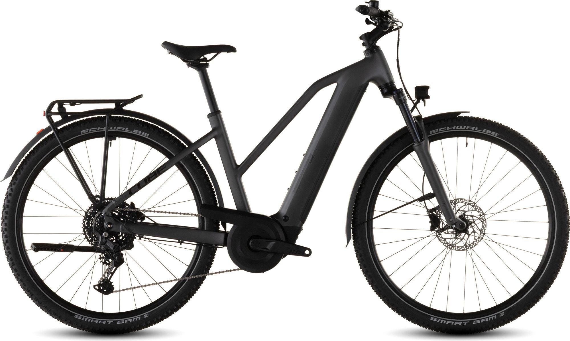 VTC Électrique Cube Nuride Hybrid Performance 600 Trapeze Shimano Cues 10V 600 Wh 29'' Gris Slab 2026