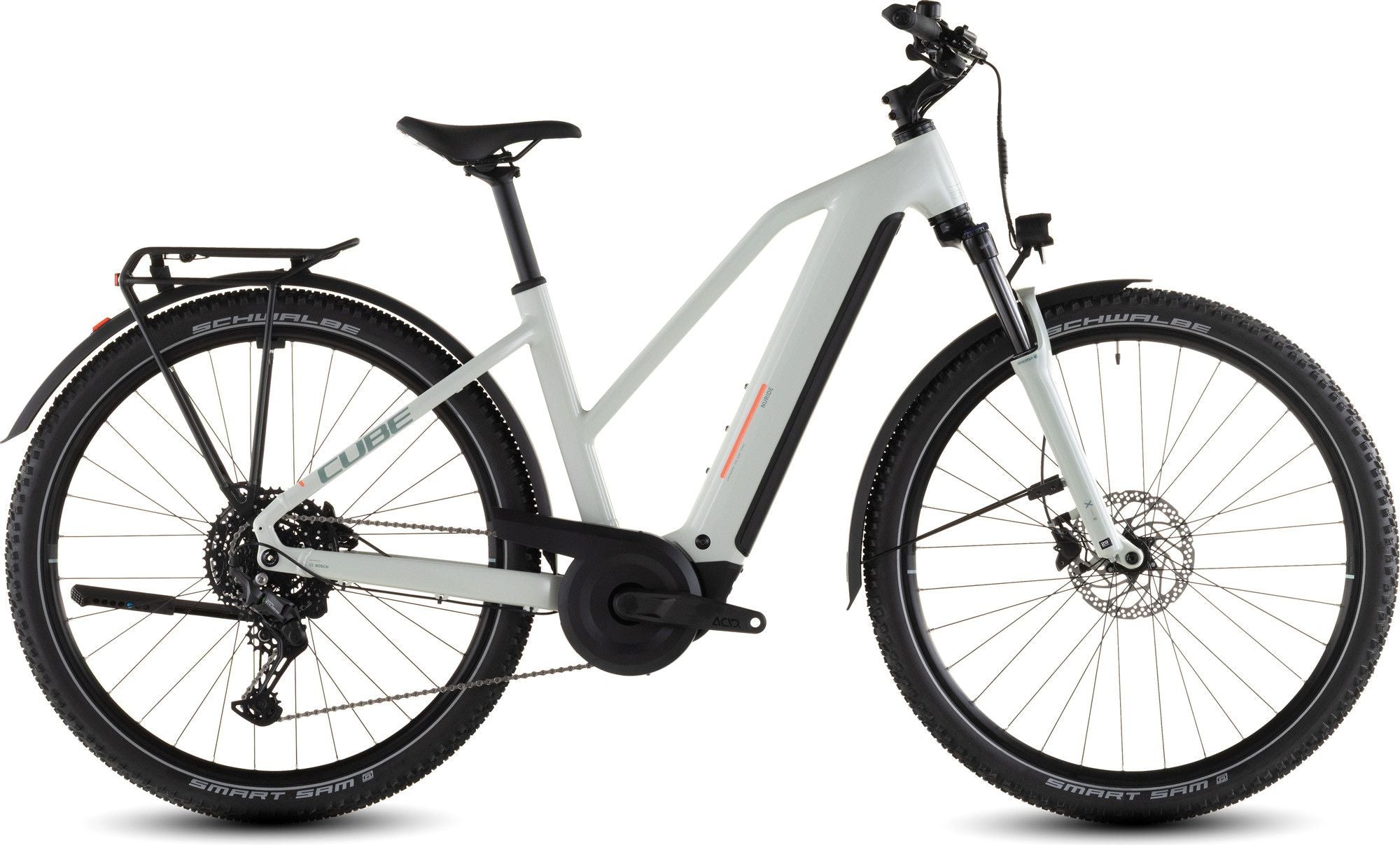 VTC Électrique Cube Nuride Hybrid Performance 600 Trapeze Shimano Cues 10V 600 Wh 29'' Beige Desert Stone Vert 2026