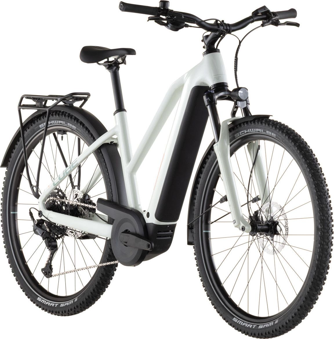 VTC Électrique Cube Nuride Hybrid Performance 600 Trapeze Shimano Cues 10V 600 Wh 29'' Beige Desert Stone Vert 2026