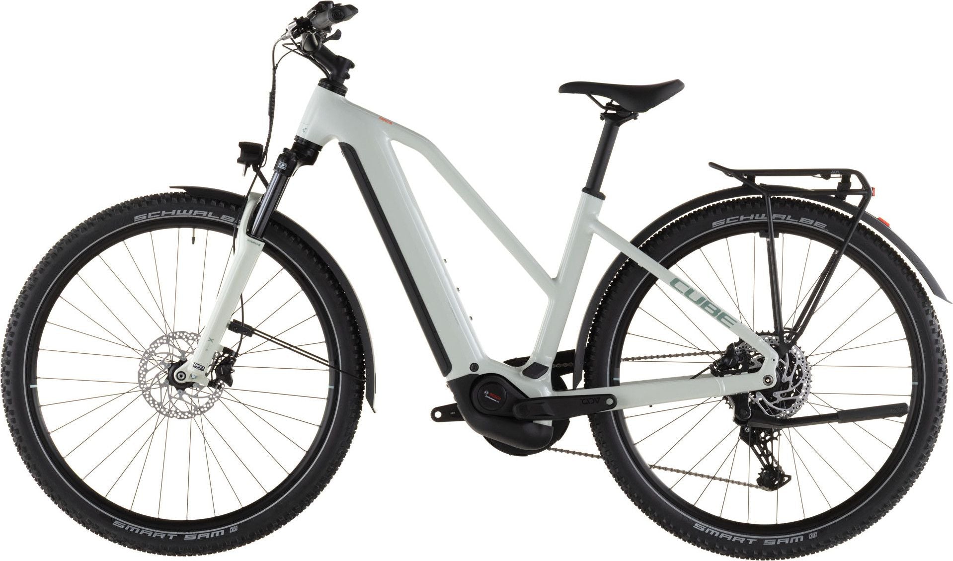 VTC Électrique Cube Nuride Hybrid Performance 600 Trapeze Shimano Cues 10V 600 Wh 29'' Beige Desert Stone Vert 2026