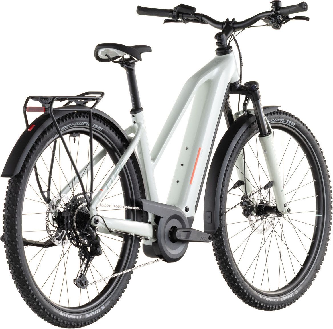 VTC Électrique Cube Nuride Hybrid Performance 600 Trapeze Shimano Cues 10V 600 Wh 29'' Beige Desert Stone Vert 2026