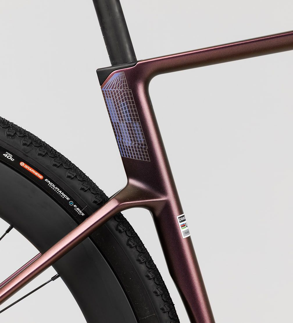 Vélo de Gravel Orbea Terra Race M20iLTD Shimano GRX Di2 12V 700 mm Rouge Sunset 2026