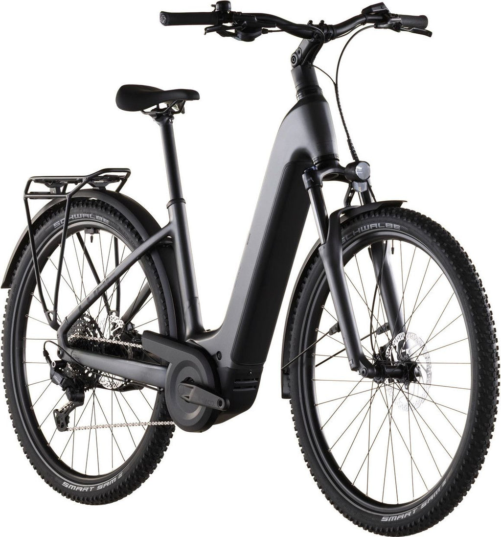 VTC Électrique Cube Nuride Hybrid Performance 600 Easy Entry Shimano Cues 10V 600 Wh 29'' Gris Slab 2026