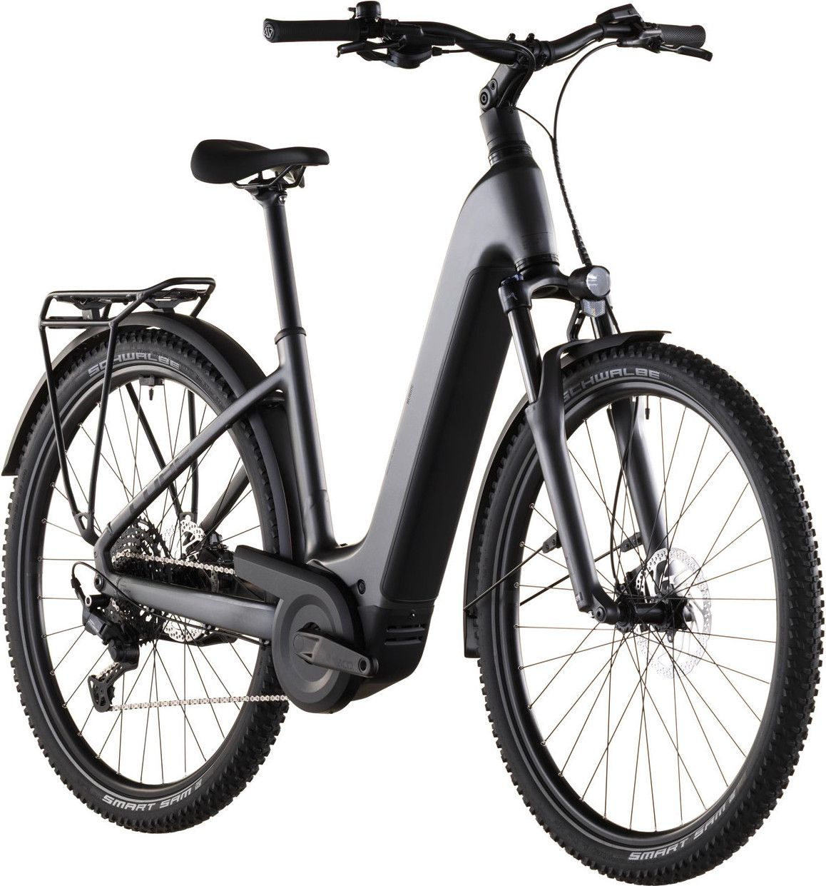VTC Électrique Cube Nuride Hybrid Performance 600 Easy Entry Shimano Cues 10V 600 Wh 29'' Gris Slab 2026