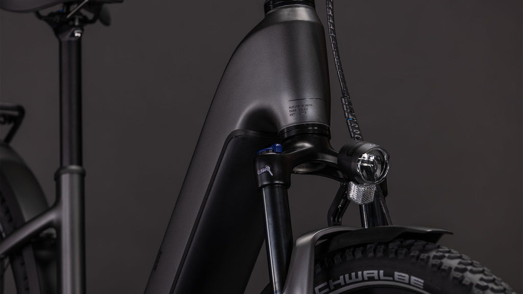VTC Électrique Cube Nuride Hybrid Performance 600 Easy Entry Shimano Cues 10V 600 Wh 29'' Gris Slab 2026