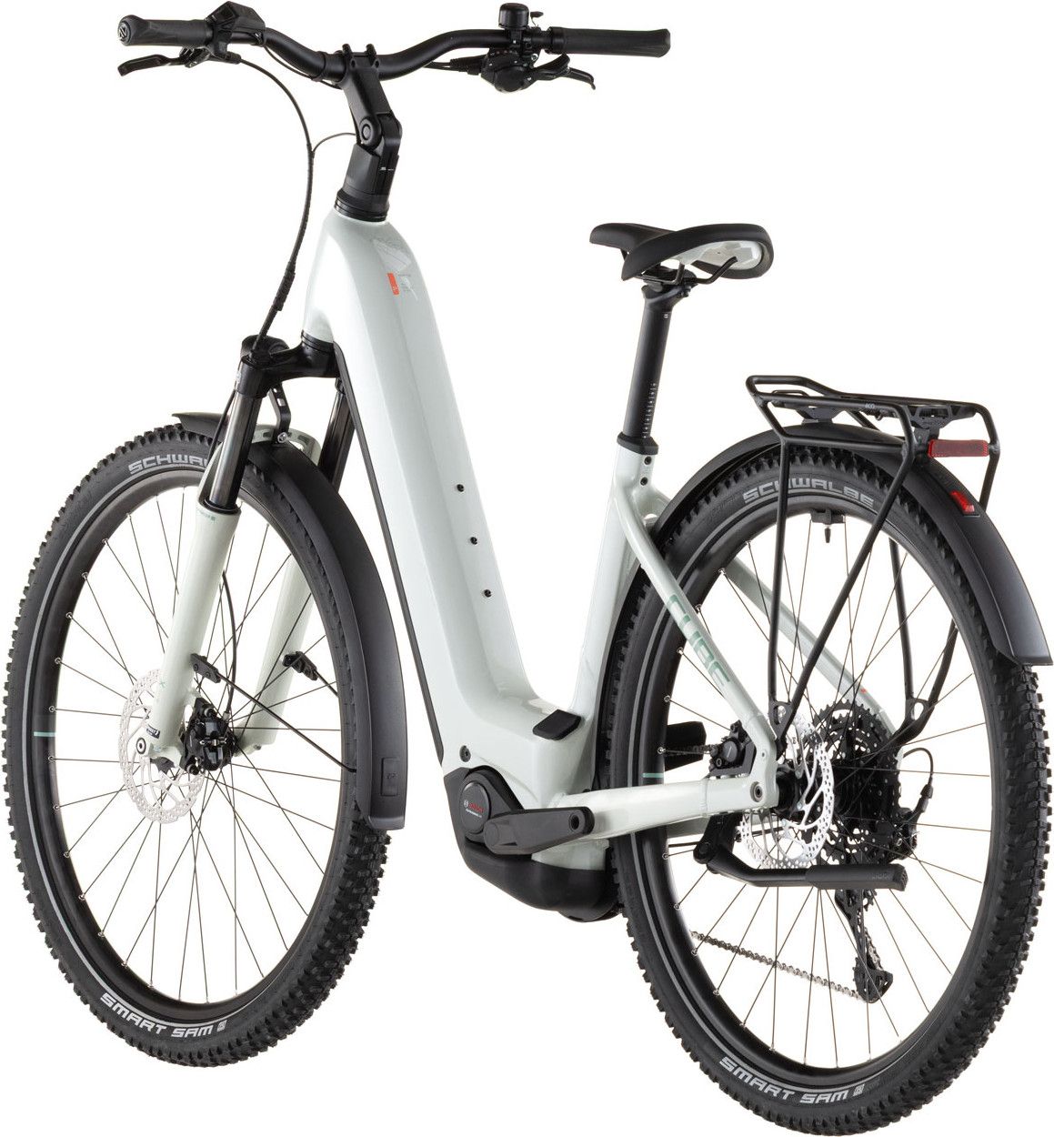 VTC Électrique Cube Nuride Hybrid Performance 600 Easy Entry Shimano Cues 10V 600 Wh 29'' Beige Desert Stone Vert 2026