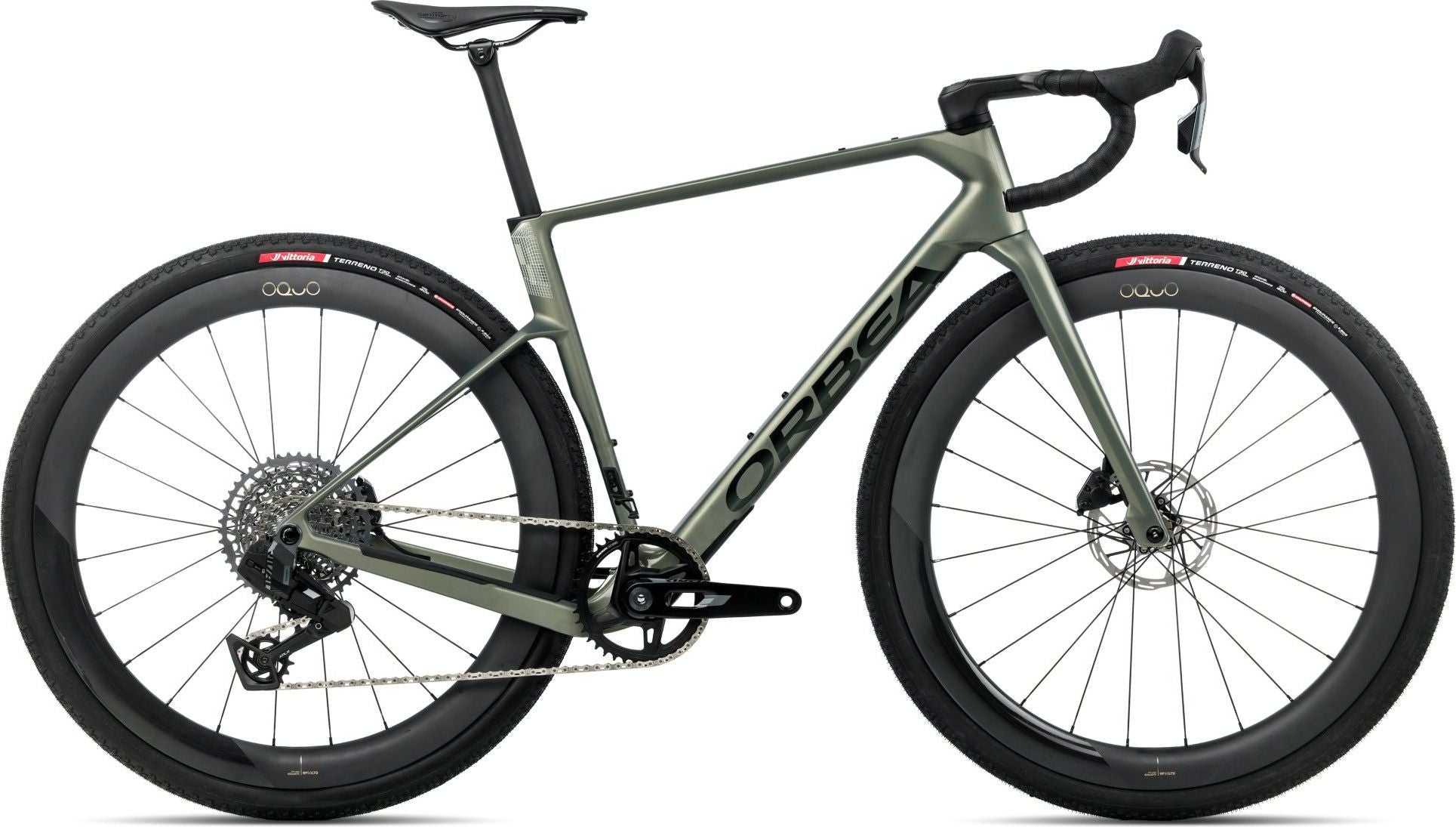 Vélo de Gravel Orbea Terra Race M31eLTD 1X Sram Rival XPLR AXS 13V 700 mm Vert Spaceship 2026