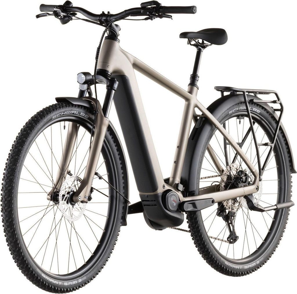 VTC Électrique Cube Nuride Hybrid Pro 600 Shimano Deore/Deore XT 12V 600 Wh 29'' Beige Flash Stone 2026