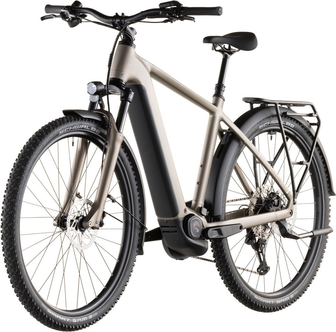VTC Électrique Cube Nuride Hybrid Pro 600 Shimano Deore/Deore XT 12V 600 Wh 29'' Beige Flash Stone 2026