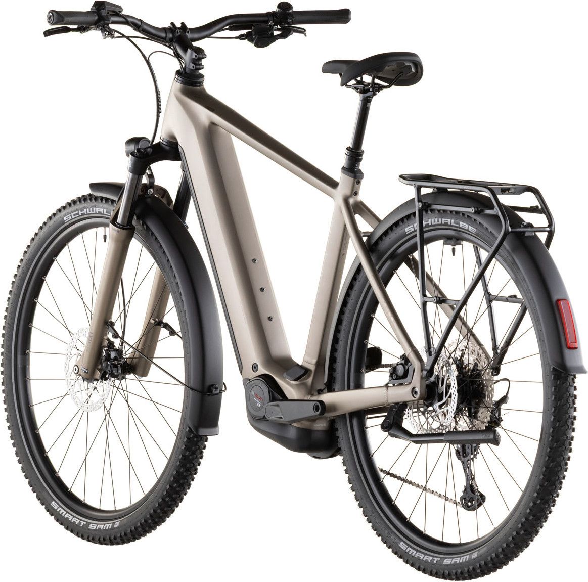 VTC Électrique Cube Nuride Hybrid Pro 600 Shimano Deore/Deore XT 12V 600 Wh 29'' Beige Flash Stone 2026