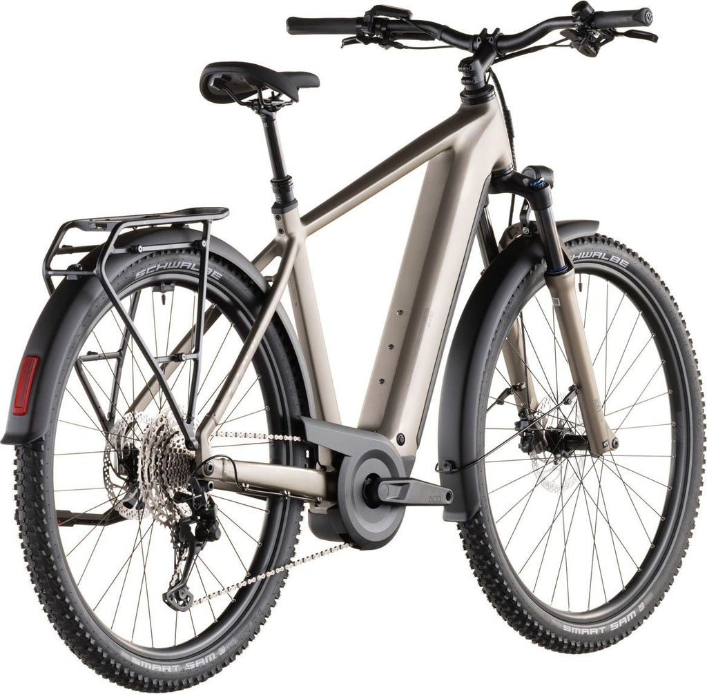 VTC Électrique Cube Nuride Hybrid Pro 600 Shimano Deore/Deore XT 12V 600 Wh 29'' Beige Flash Stone 2026