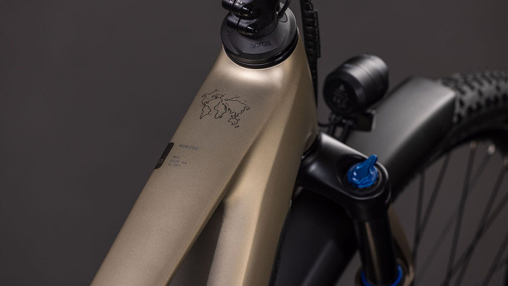 VTC Électrique Cube Nuride Hybrid Pro 600 Shimano Deore/Deore XT 12V 600 Wh 29'' Beige Flash Stone 2026