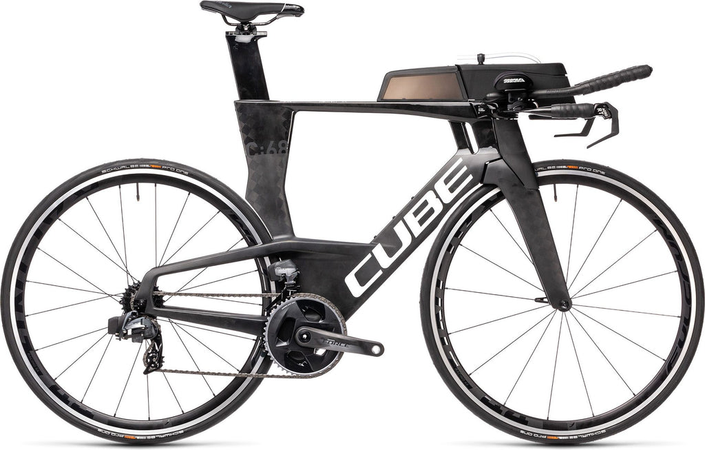 Vélo de Triathlon Cube Aerium C:68 SL (Low) Sram Force eTap AXS 12V 700 mm Gris Carbon Noir