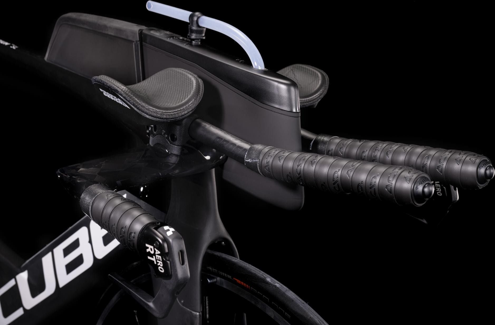 Vélo de Triathlon Cube Aerium C:68 SL (Low) Sram Force eTap AXS 12V 700 mm Gris Carbon Noir