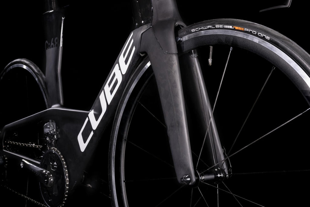 Vélo de Triathlon Cube Aerium C:68 SL (Low) Sram Force eTap AXS 12V 700 mm Gris Carbon Noir