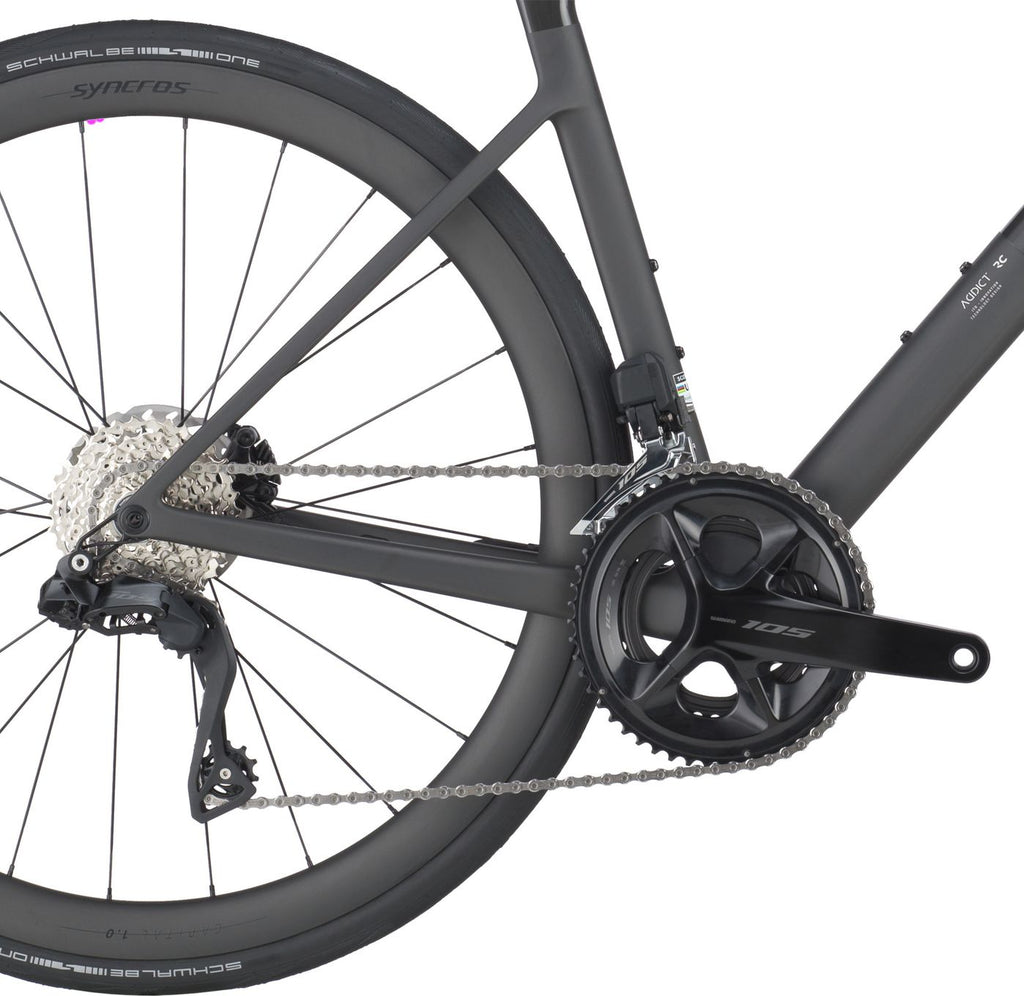 Vélo de Route Scott Addict RC 30 Shimano 105 Di2 12V 700 mm Noir