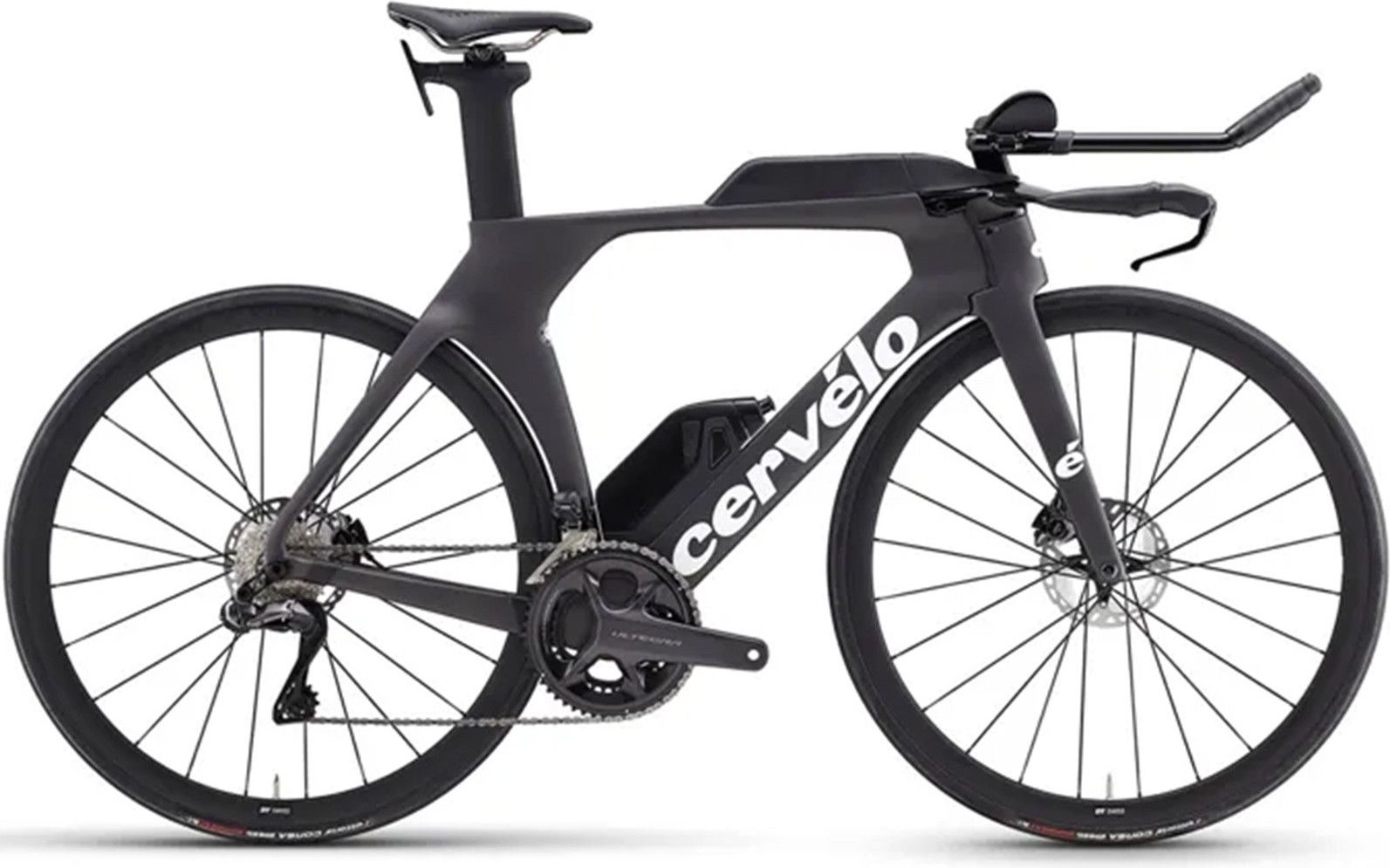 Vélo de Triathlon Cervélo P5 Shimano Ultegra Di2 12V 700 mm Noir