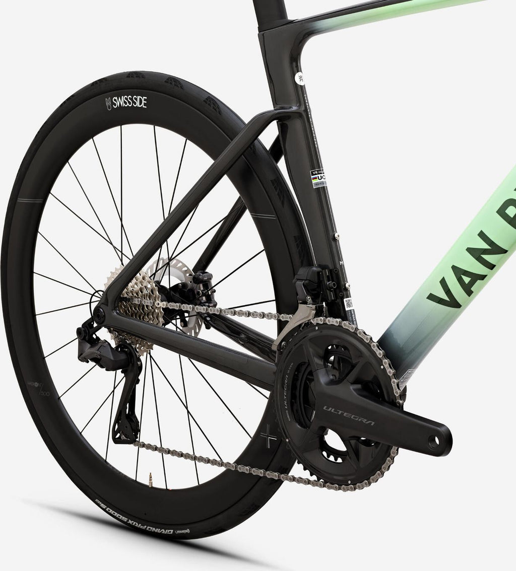 Vélo de Route Van Rysel RCR Pro Shimano Ultegra Di2 12V 700mm Vert/Noir