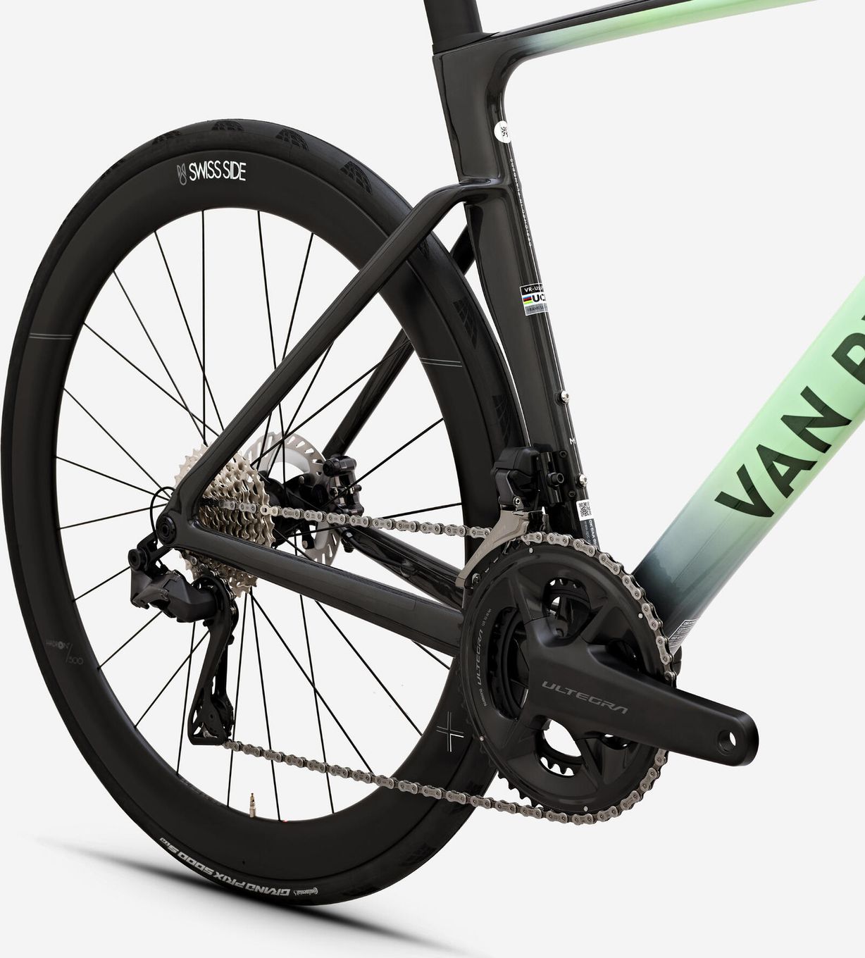 Vélo de Route Van Rysel RCR Pro Shimano Ultegra Di2 12V 700mm Vert/Noir