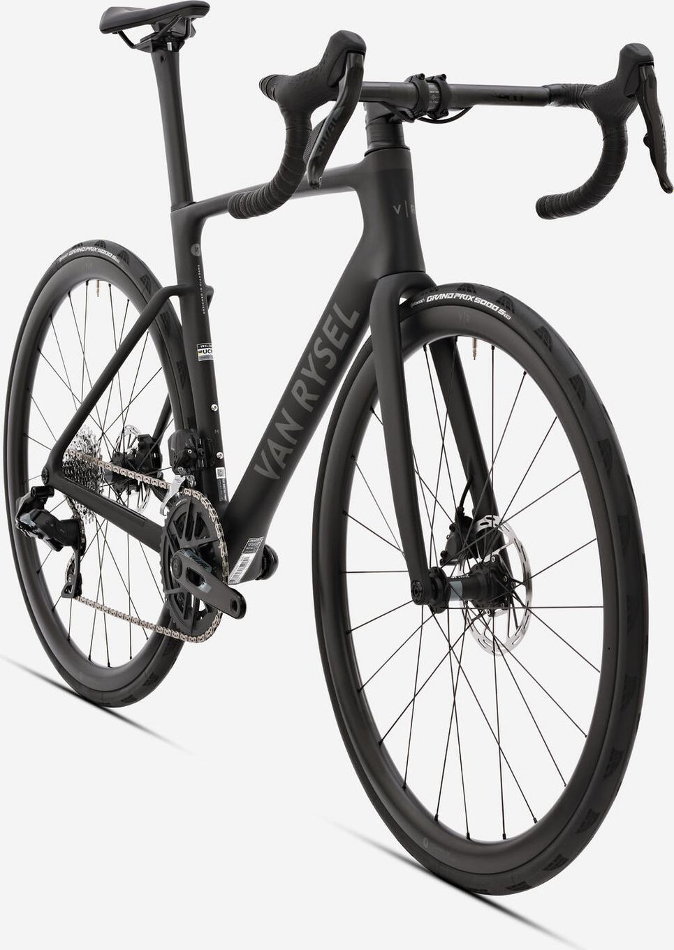Vélo de Route Van Rysel RCR Sram Rival AXS 12V 700mm Noir