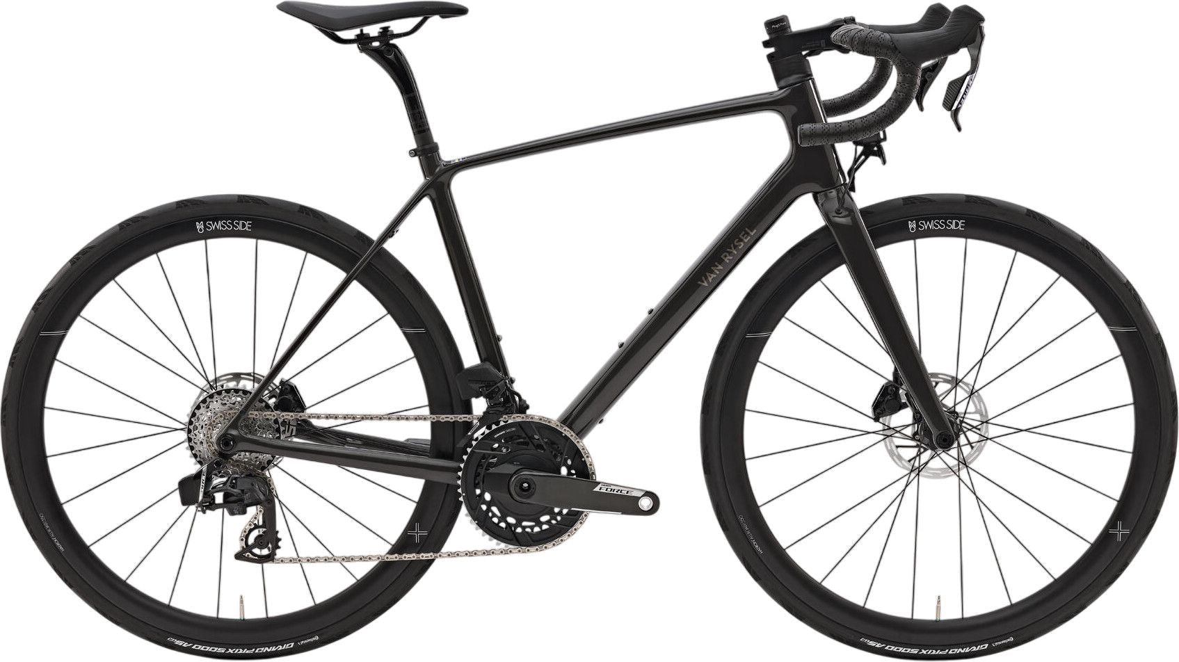 Vélo de Route Van Rysel EDR CF Ultra Edition Spéciale Sram Force AXS 12V 700mm Noir