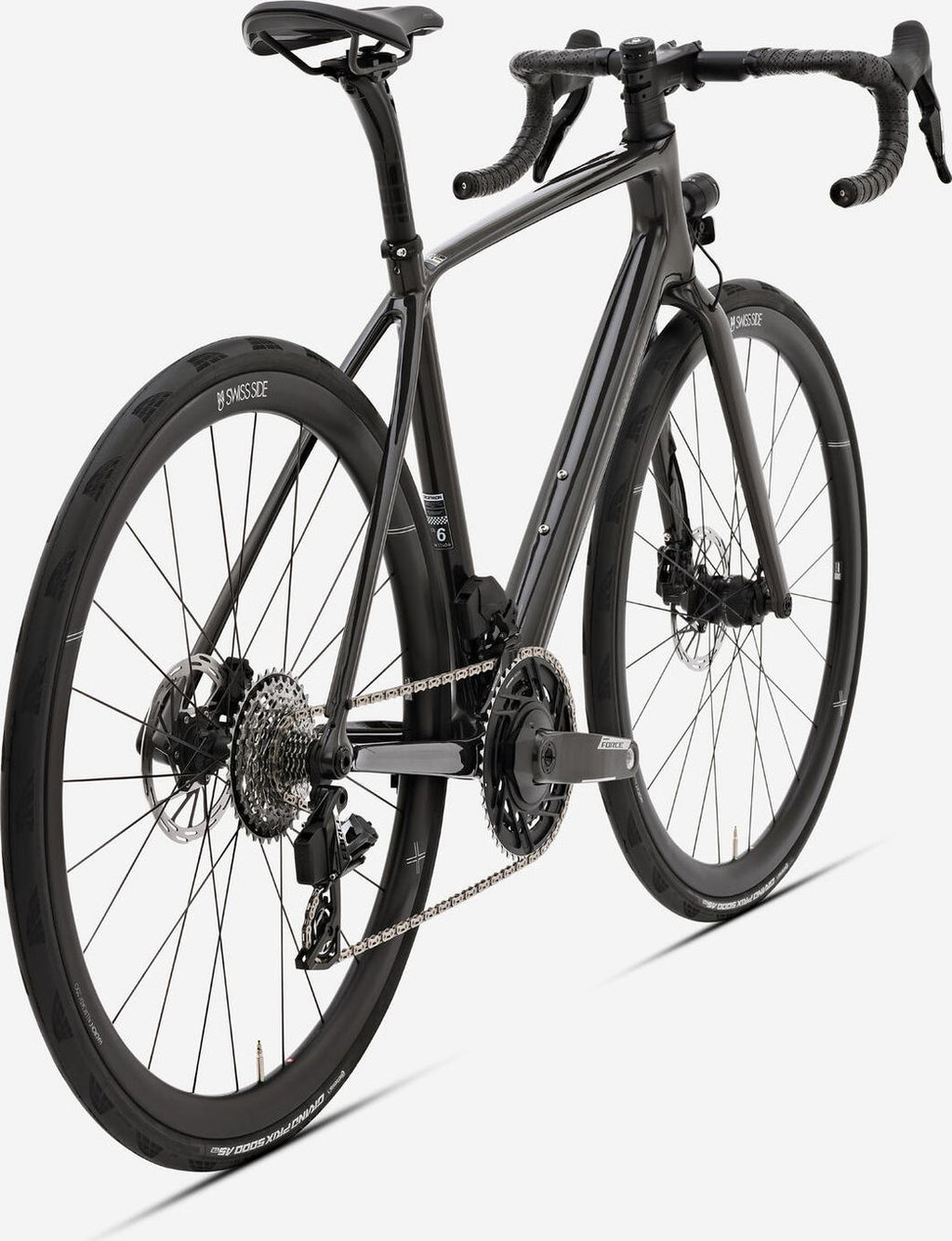Vélo de Route Van Rysel EDR CF Ultra Edition Spéciale Sram Force AXS 12V 700mm Noir