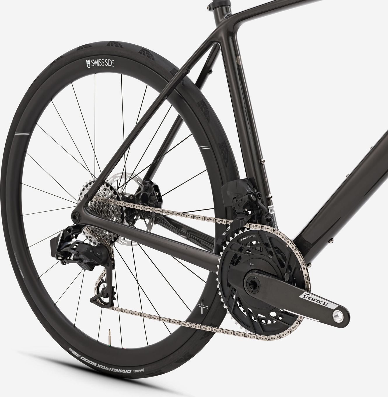 Vélo de Route Van Rysel EDR CF Ultra Edition Spéciale Sram Force AXS 12V 700mm Noir