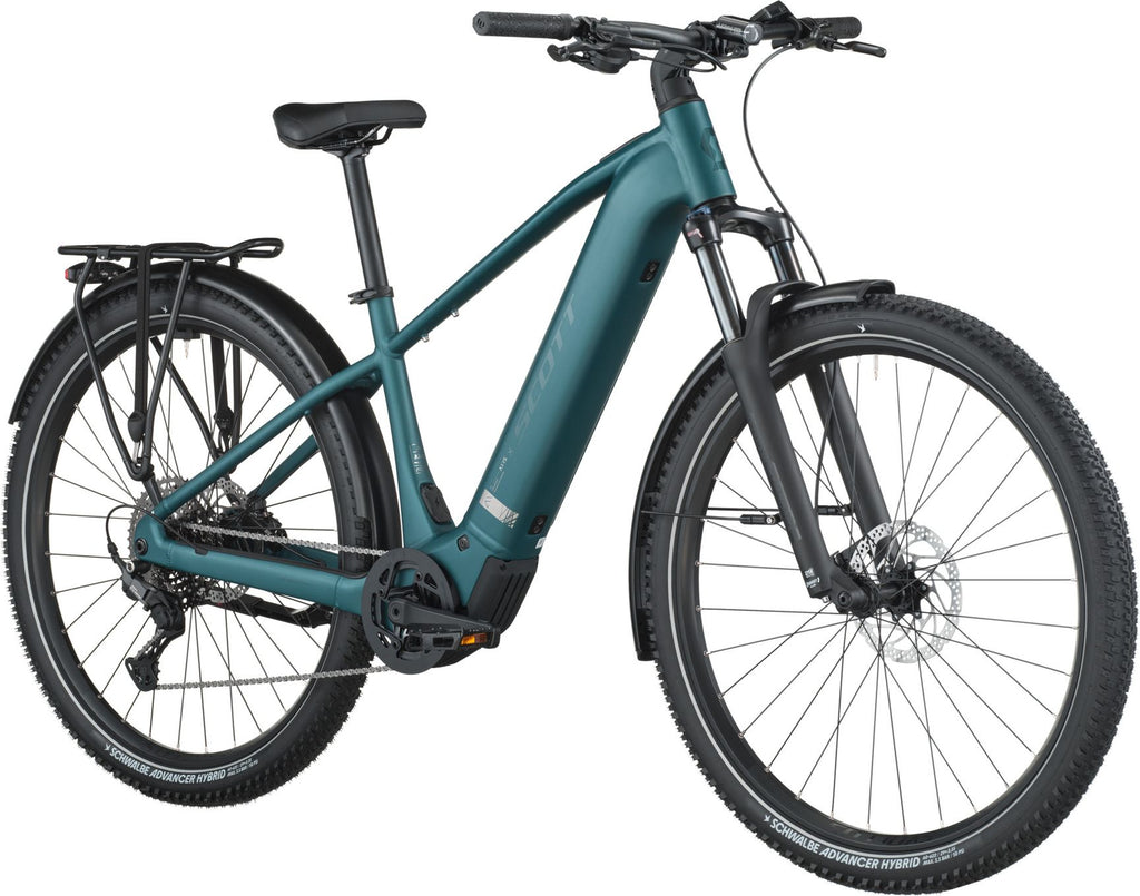 VTT Électrique Semi-Rigide Scott Axis 30 Shimano 10V 540Wh Bosch 75 Nm 29'' Vert
