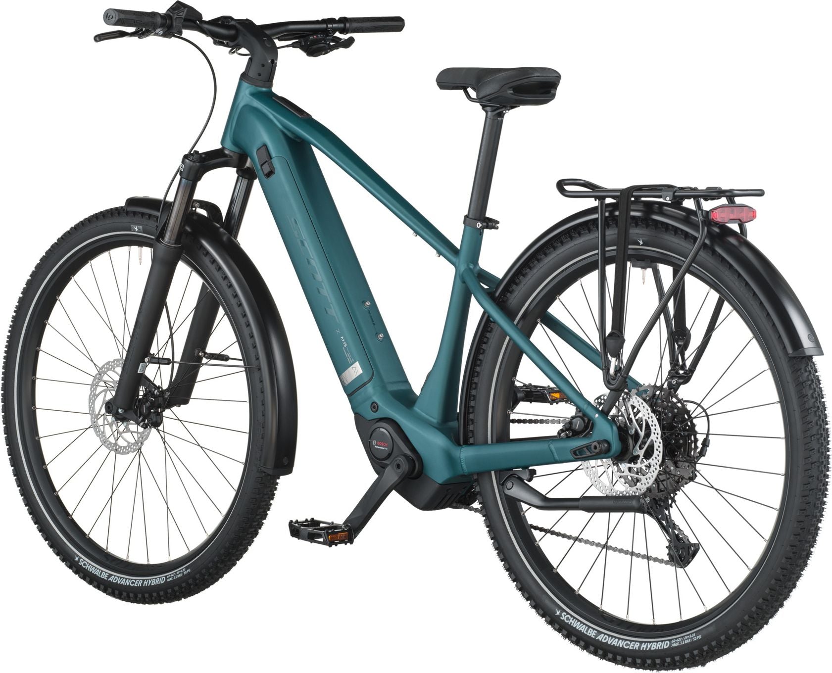 VTT Électrique Semi-Rigide Scott Axis 30 Shimano 10V 540Wh Bosch 75 Nm 29'' Vert