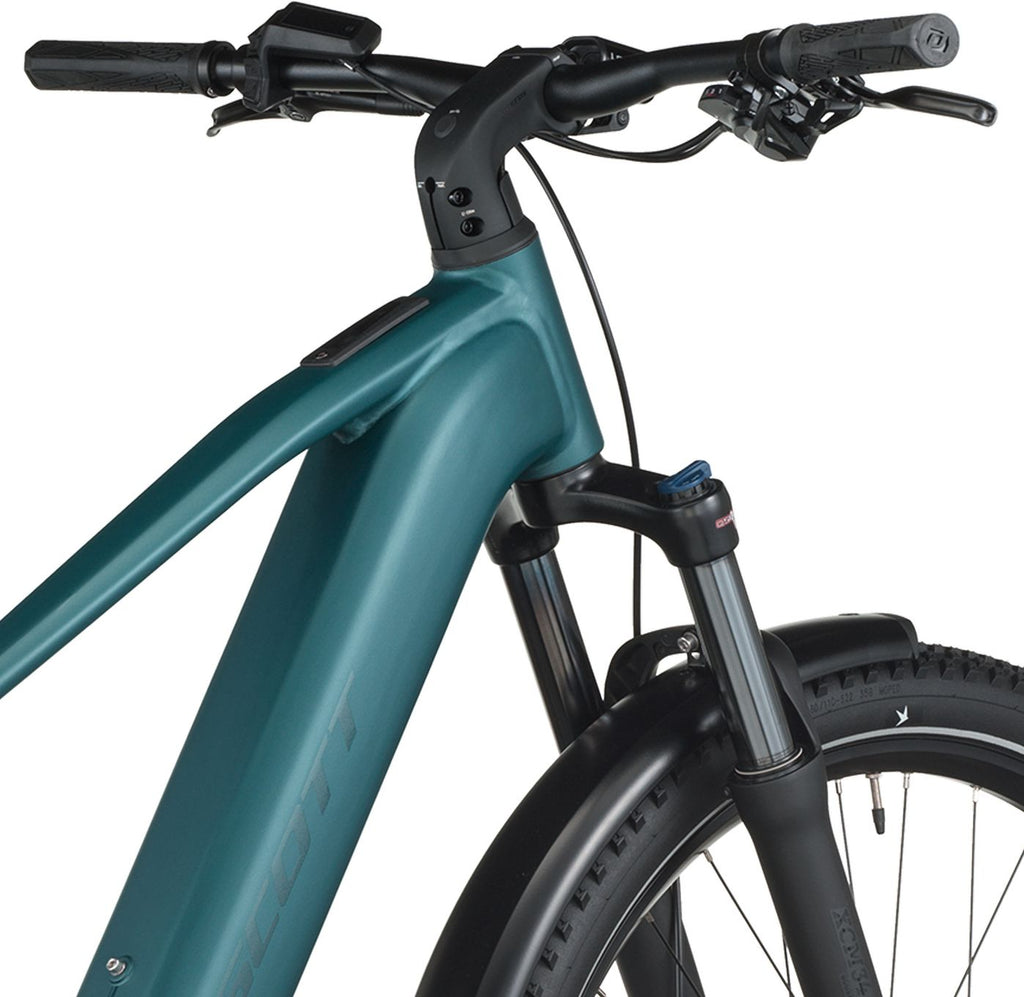 VTT Électrique Semi-Rigide Scott Axis 30 Shimano 10V 540Wh Bosch 75 Nm 29'' Vert