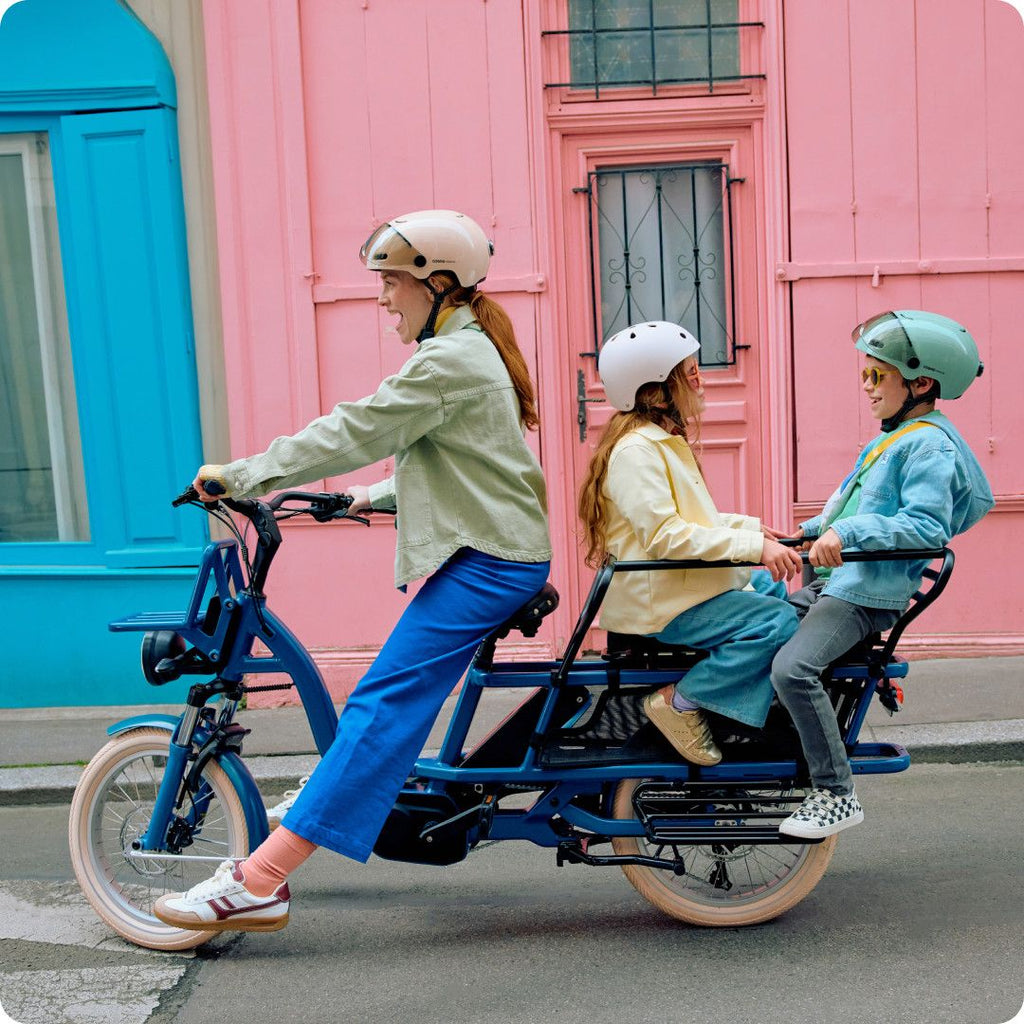 Vélo Cargo GAYA, L'Incroyable Le Long, Cobalt, pack Enfant